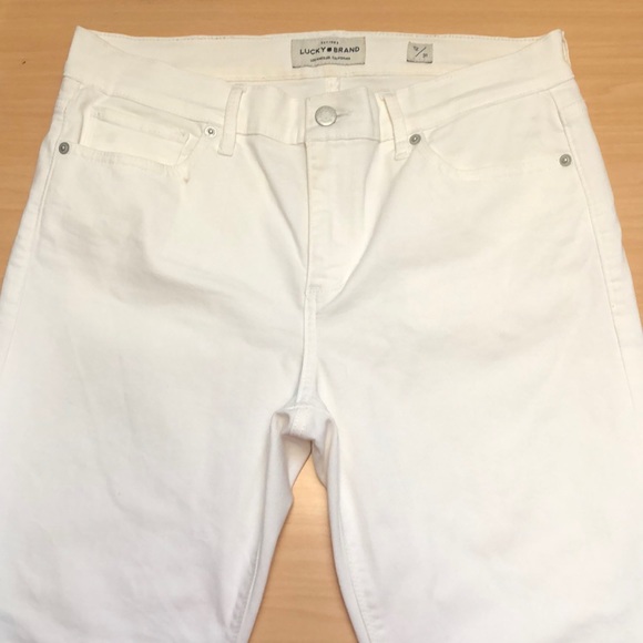!LAST DAY!  Lucky Brand Brooke Crop | white | sz 12/31 - Picture 3 of 7